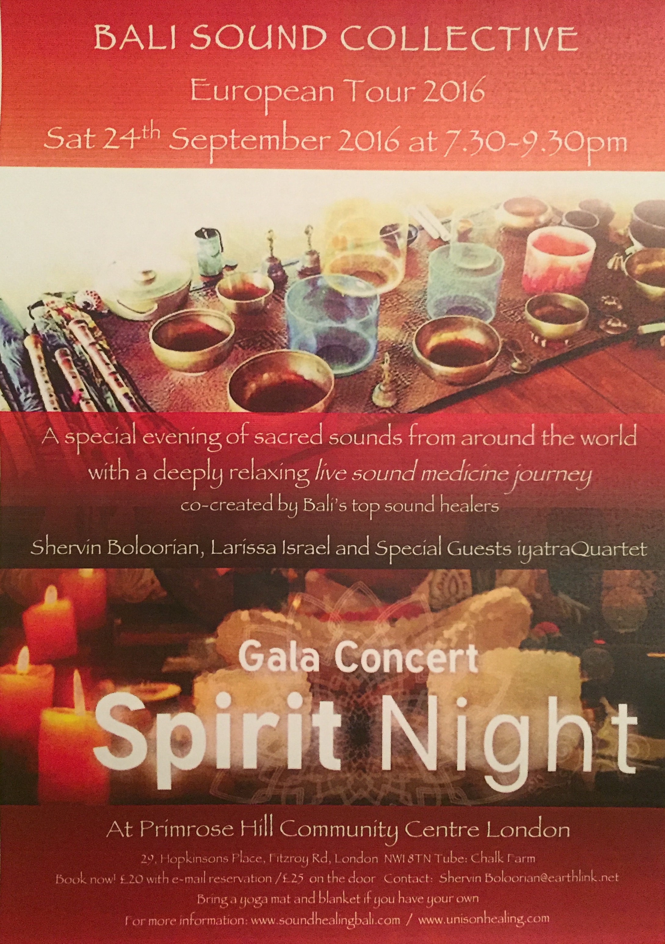 Bali Sound Healers Collective Gala Concert Spirit Night - A Live Sacred World Music Event.